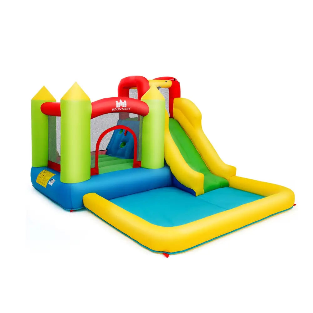 Inflatable Bounce House Water Slide Jump Bouncer without Blower - Inflatable Water Slides