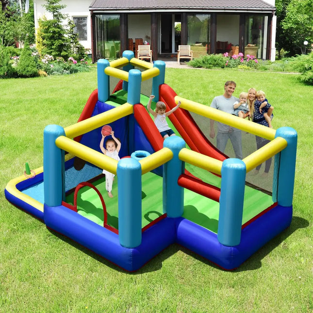 Inflatable Bounce House with 735W Blower - Bounce House