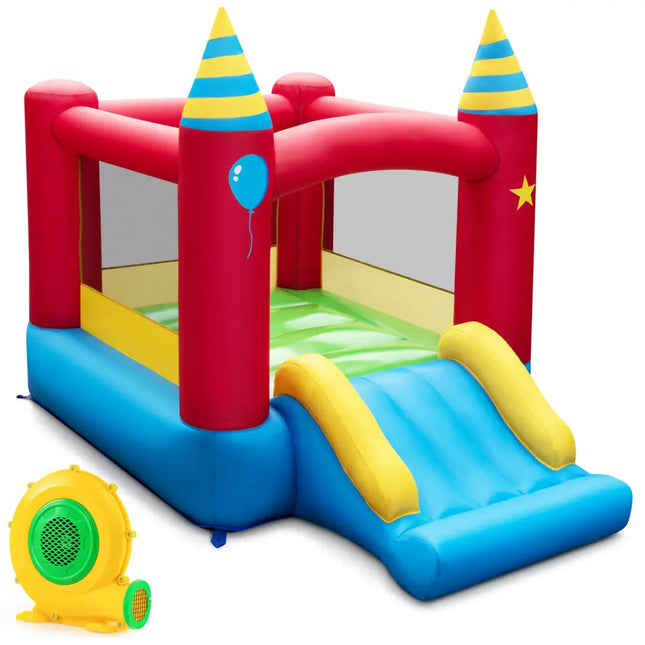 Inflatable Kids Bounce Castle with 480W Blower - Bounce House