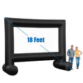 Inflatable Outdoor Movie Projector Screen with Blower and Carrying Bag-18’ - Game Room