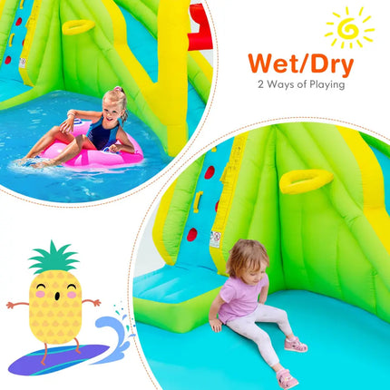 Inflatable Splash Jump Slide Water Bounce without Blower - Inflatable Water Slides