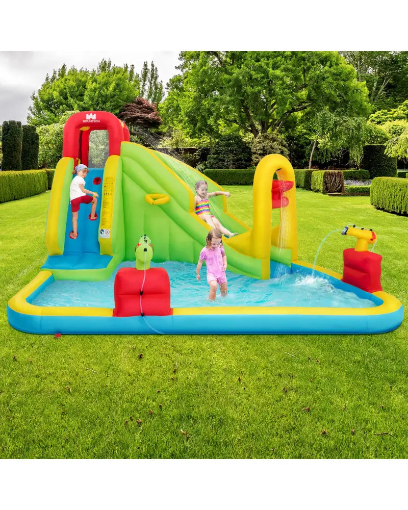 Inflatable Splash Jump Slide Water Bounce without Blower - Inflatable Water Slides