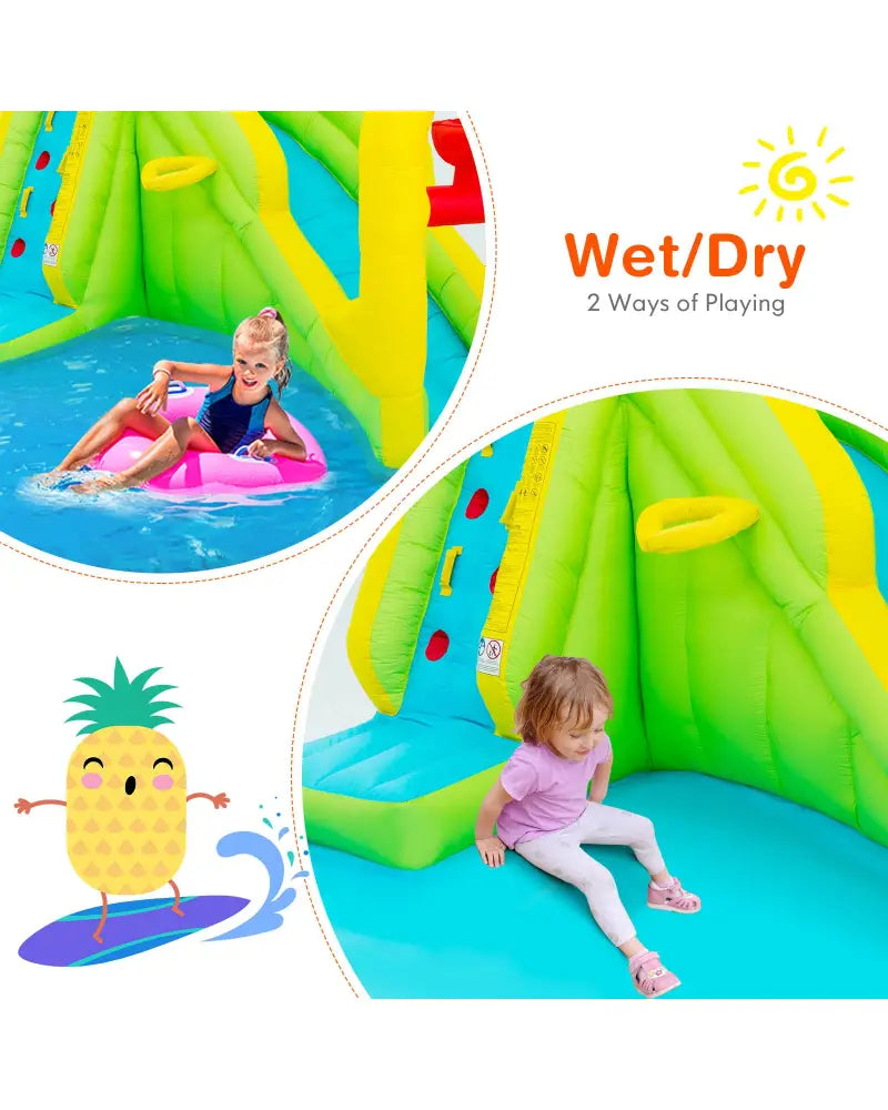 Inflatable Splash Jump Slide Water Bounce without Blower - Inflatable Water Slides
