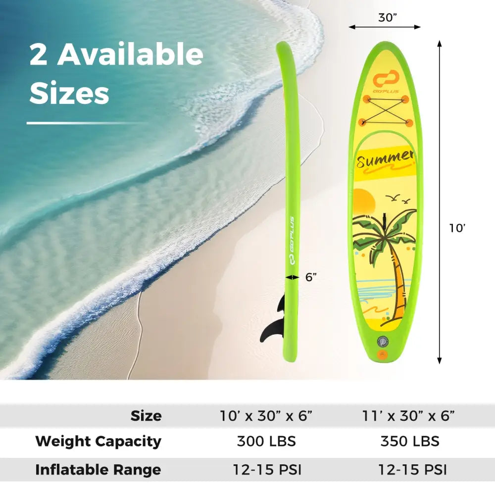 Inflatable Stand up Paddle Board iSUP Board Accessories with 3 Fins-S - Surfing