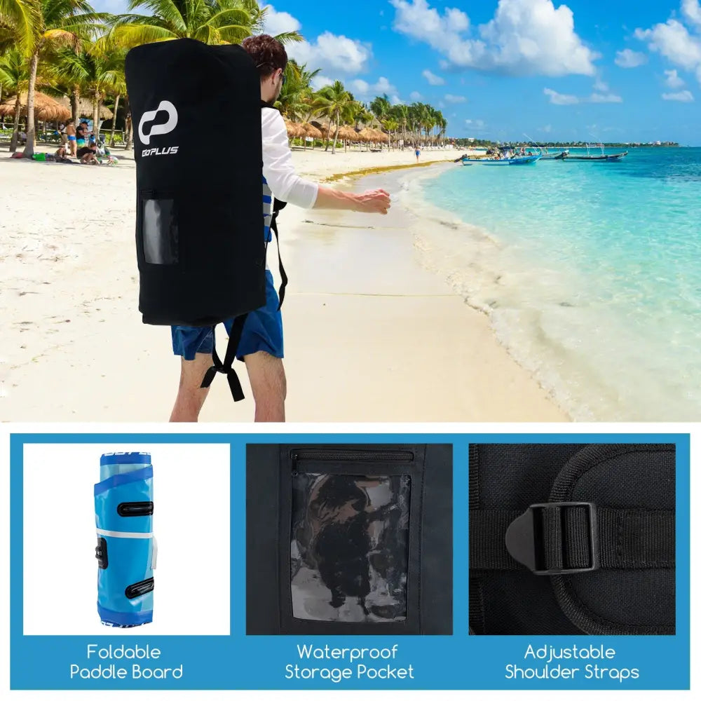 Inflatable Stand Up Paddle Board Sup Board with Premium SUP Accessories-L - Surfing