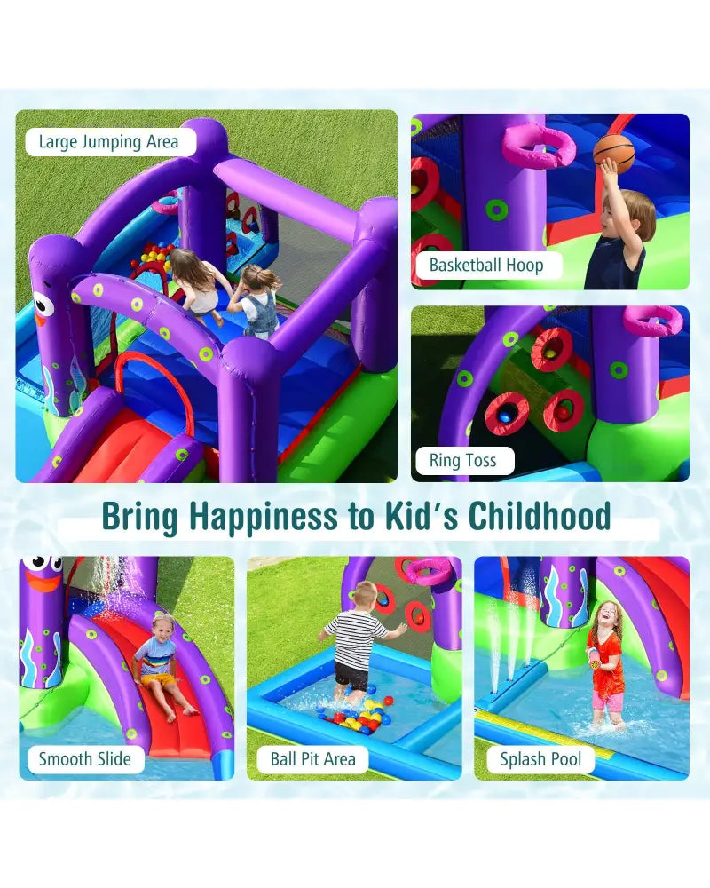 Inflatable Water Slide Castle without Blower - Inflatable Water Slides