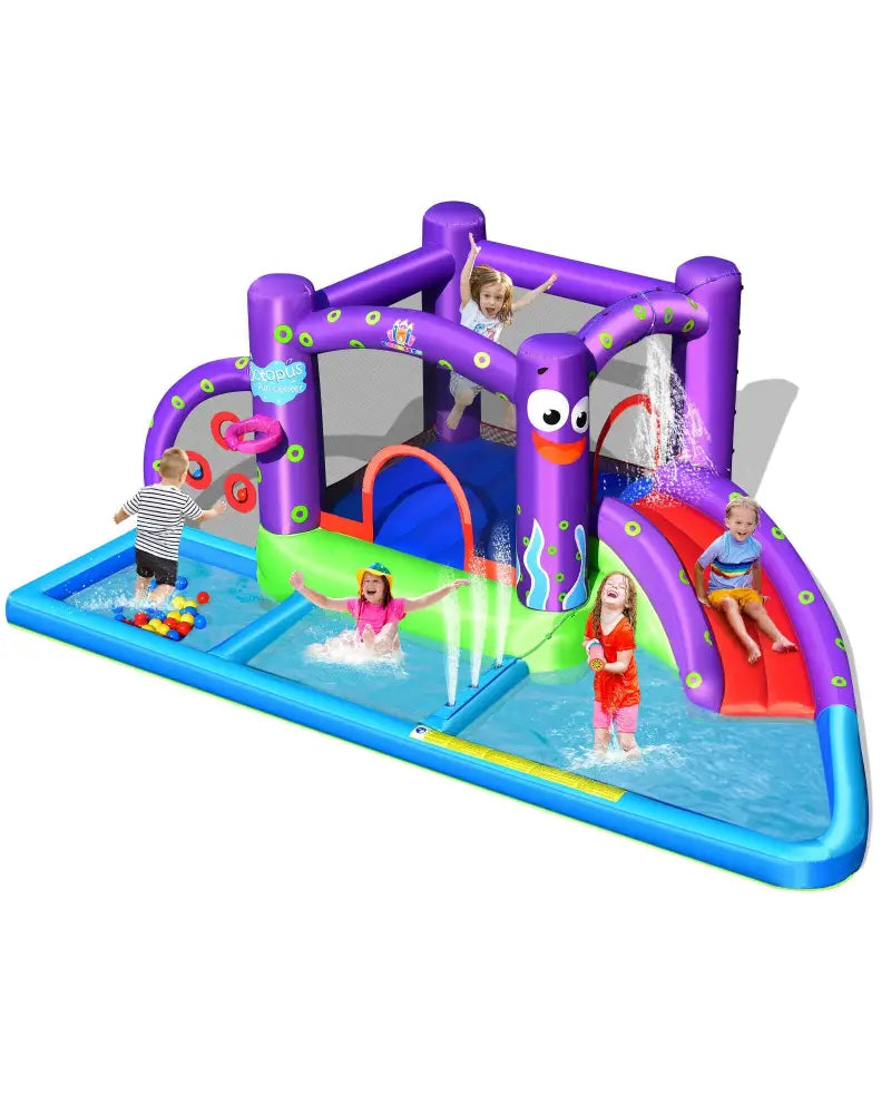 Inflatable Water Slide Castle without Blower - Inflatable Water Slides