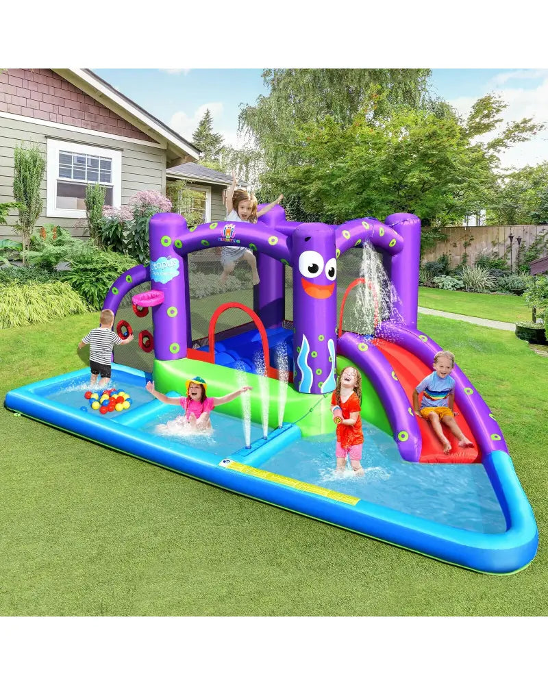 Inflatable Water Slide Castle without Blower - Inflatable Water Slides
