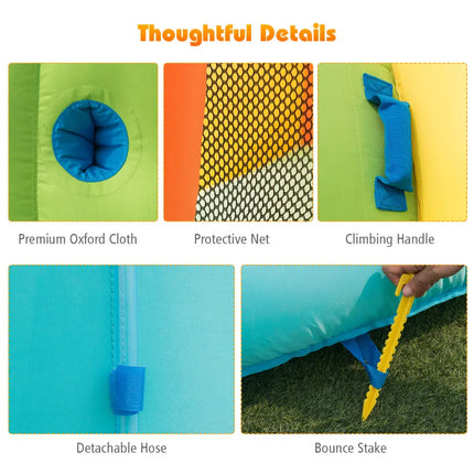 Inflatable Water Slide Kids Bounce House with 680W Blower - Inflatable Water Slides