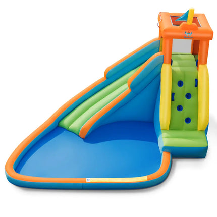 Inflatable Water Slide Kids Bounce House with 680W Blower - Inflatable Water Slides