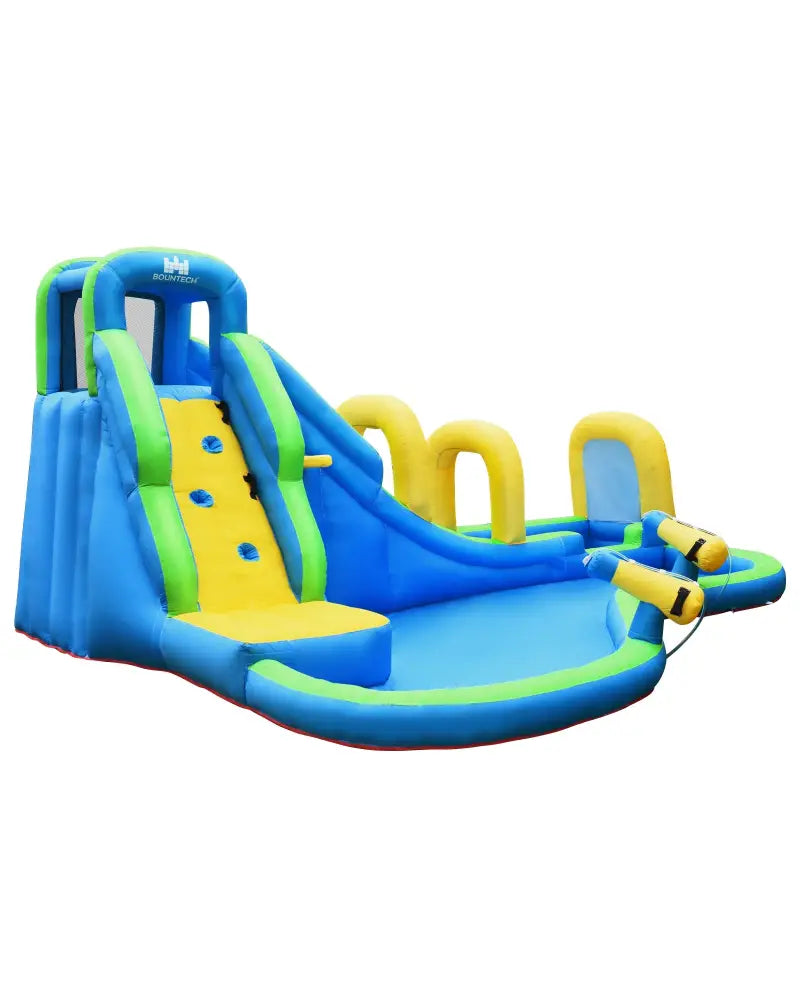 Inflatable Water Slide Kids Bounce House with Water Cannons and Hose Without Blower - Inflatable Water Slides