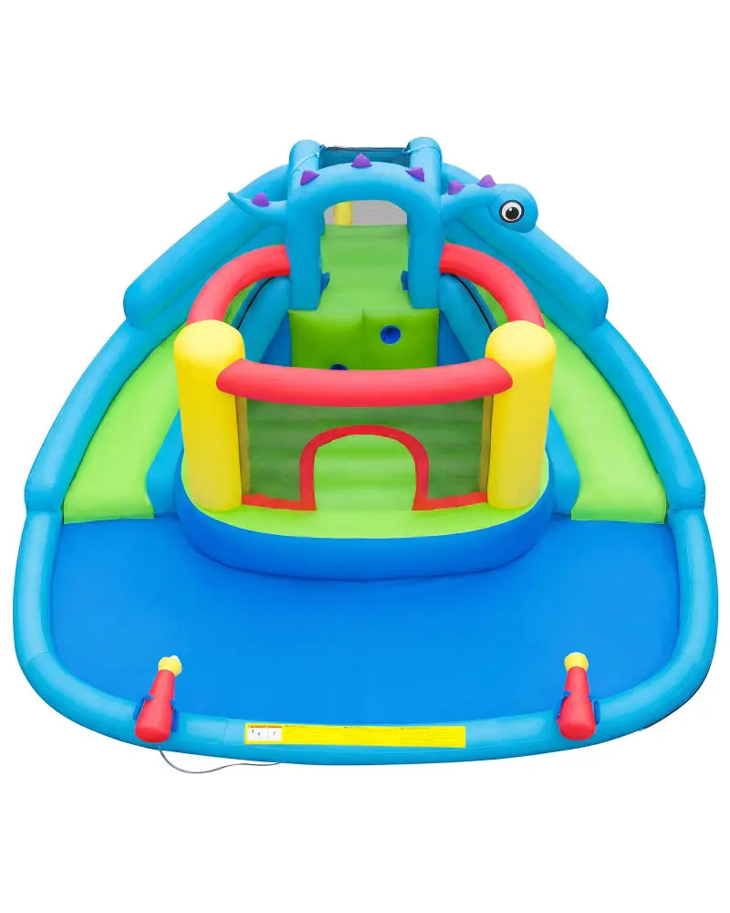 Inflatable Water Slide Park Dinosaur-themed Kids Inflatable Bounce House - Multicolor - Inflatable Water Slides