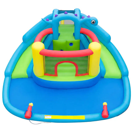Inflatable Water Slide Park Dinosaur-themed Kids Inflatable Bounce House - Multicolor - Inflatable Water Slides