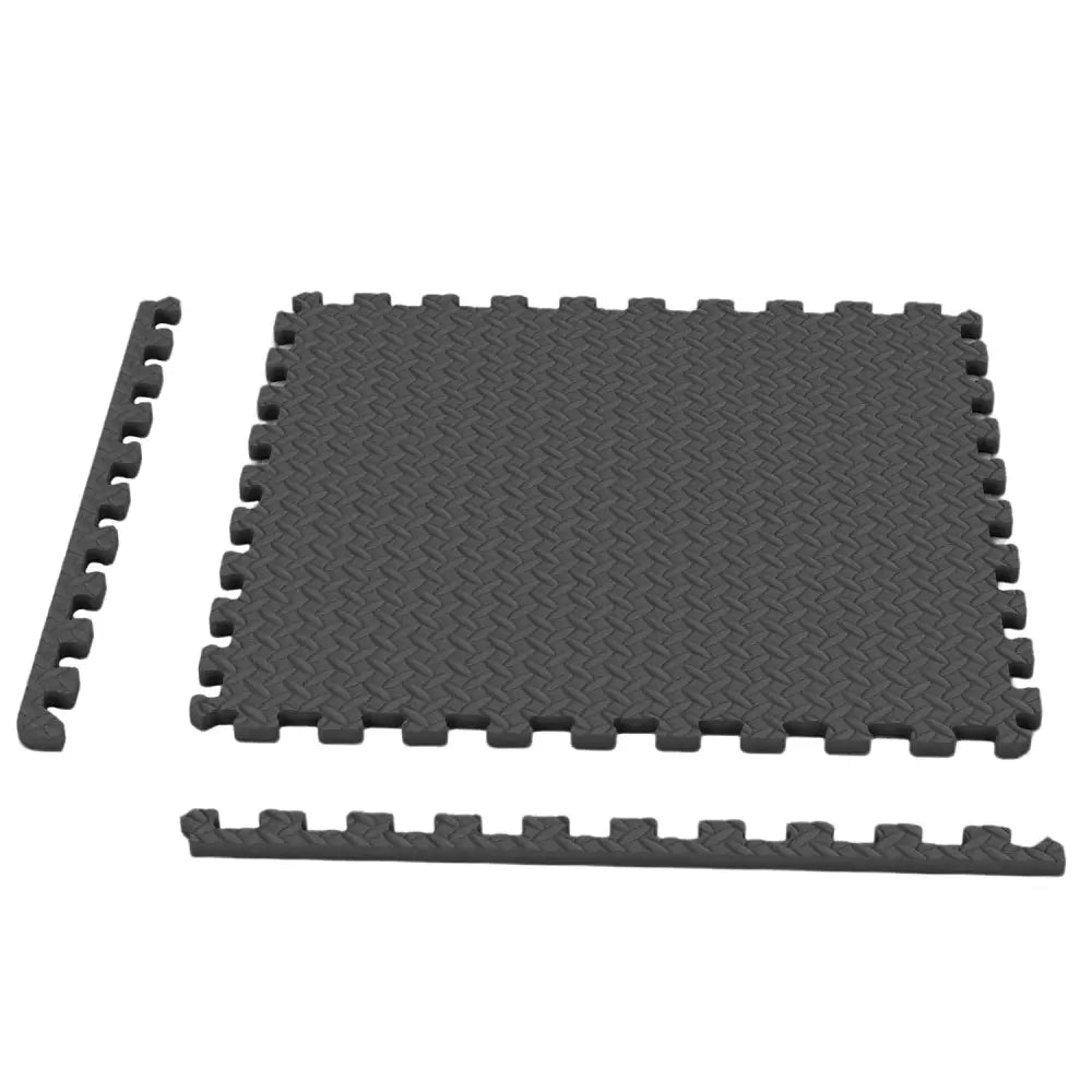 Inflation Free Boxing Set and 12Pcs 1/2’’ Puzzle Exercise Mat - Boxing & Martial Arts