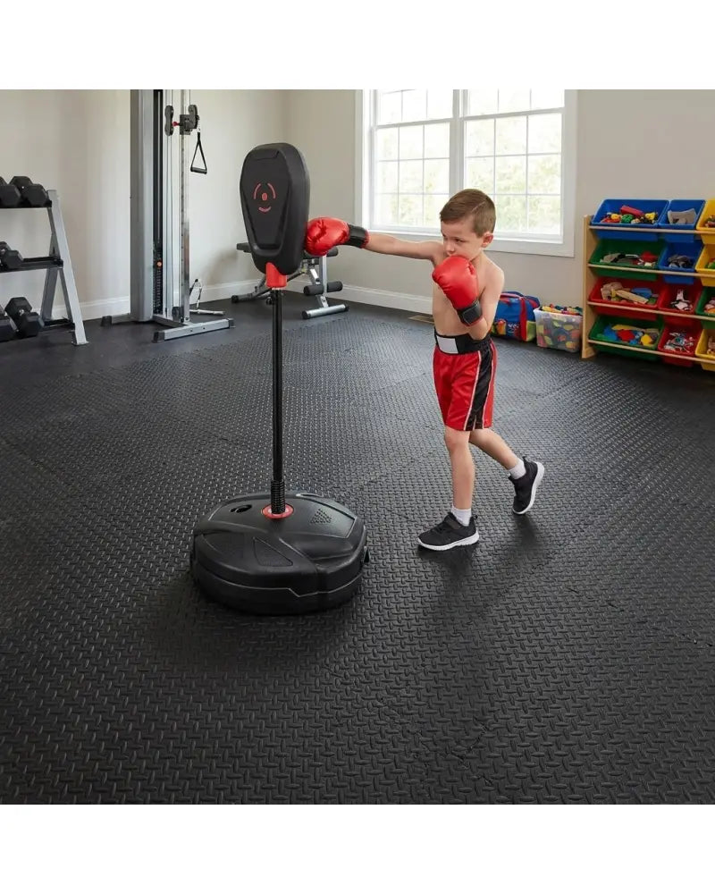 Inflation Free Boxing Set and 12Pcs 1/2’’ Puzzle Exercise Mat - Boxing & Martial Arts