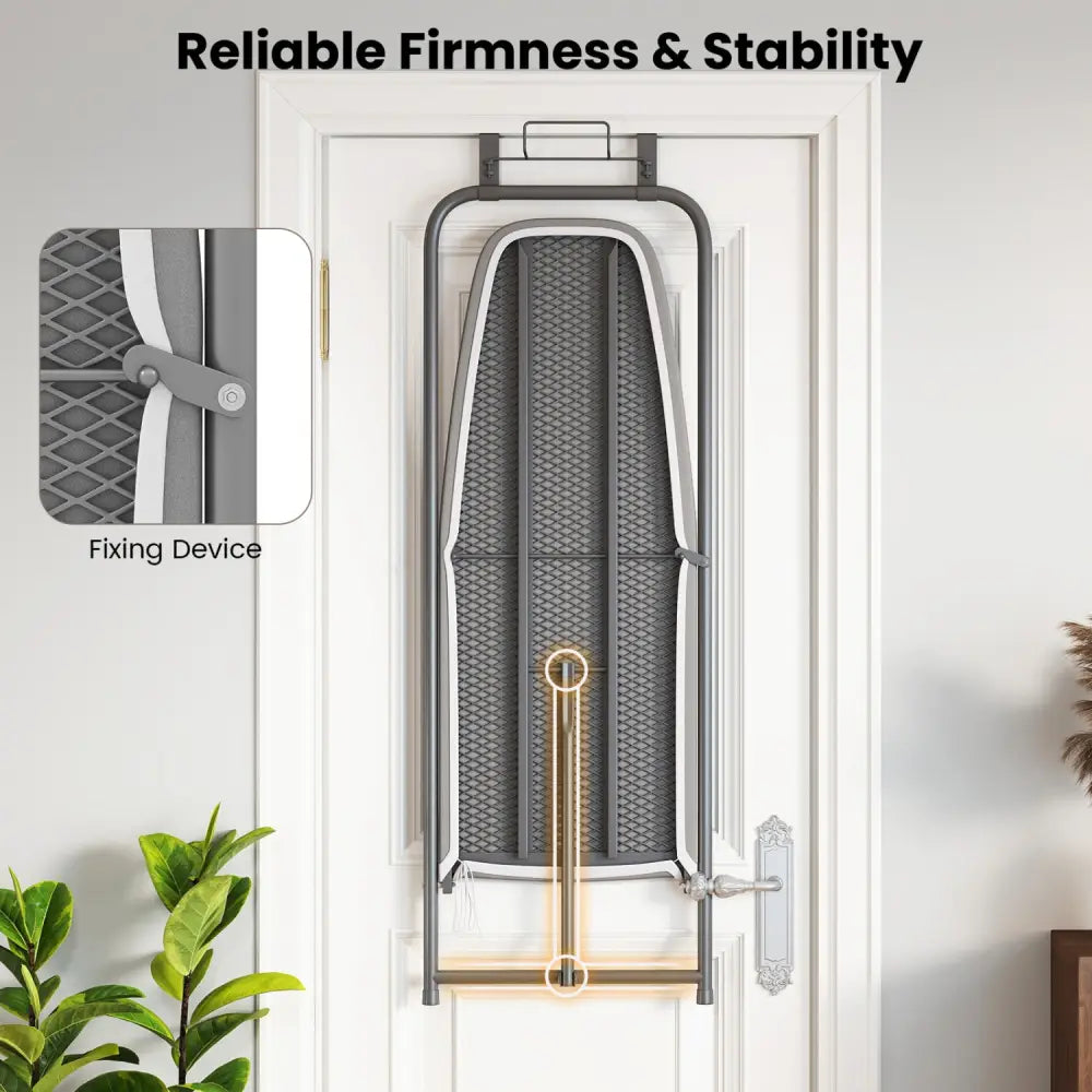 Ironing Board Space-Saving Metal Hanging Ironing Board-Gray - Gray - Dryers