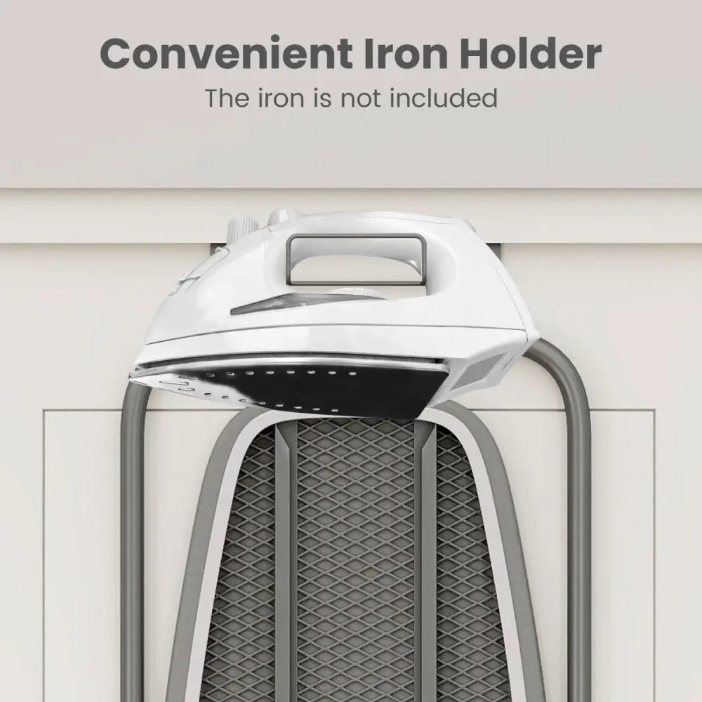 Ironing Board Space-Saving Metal Hanging Ironing Board-Gray - Gray - Dryers