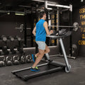 Italian Designed Folding Treadmill for Home - Black - Treadmills