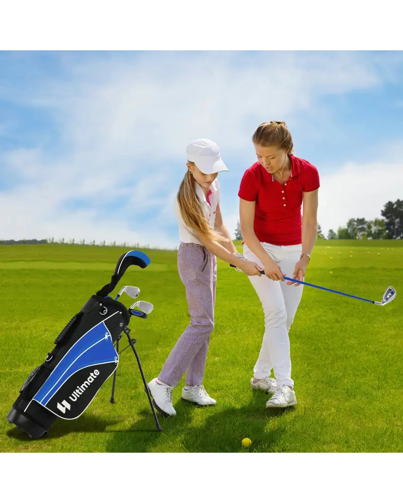 Junior Complete Golf Club Set for Age 8 to 10-Blue - Blue - Golf