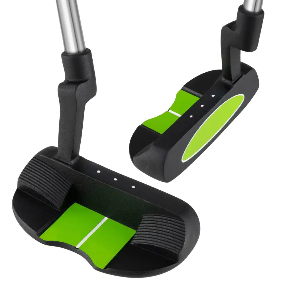 Junior Mallet Putter Individual Gold Club for 8-10 years old Kids-Green - Green - Golf
