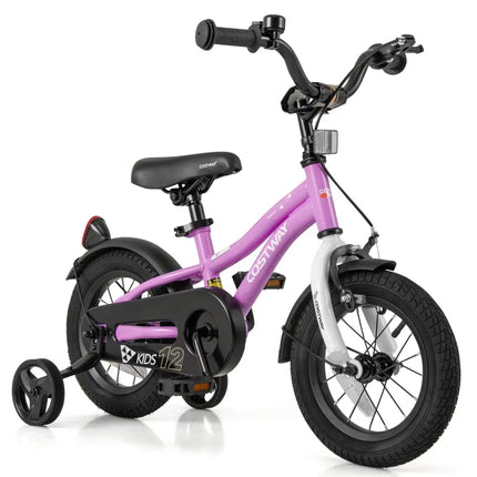 Kids Bike 12 - Inch Children Training Bicycle with 2 Brake for 3 - 4 Years Old - Oasis Home Essentials