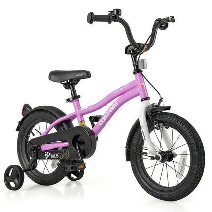 Kids Bike 14 - Inch Children Training Bicycle with 2 Brake for 3 - 5 Years Old - Oasis Home Essentials