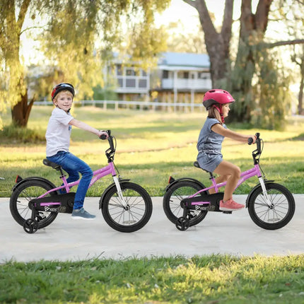 Kids Bike 16 - Inch Children Training Bicycle with 2 Brake for 4 - 7 Years Old - Oasis Home Essentials