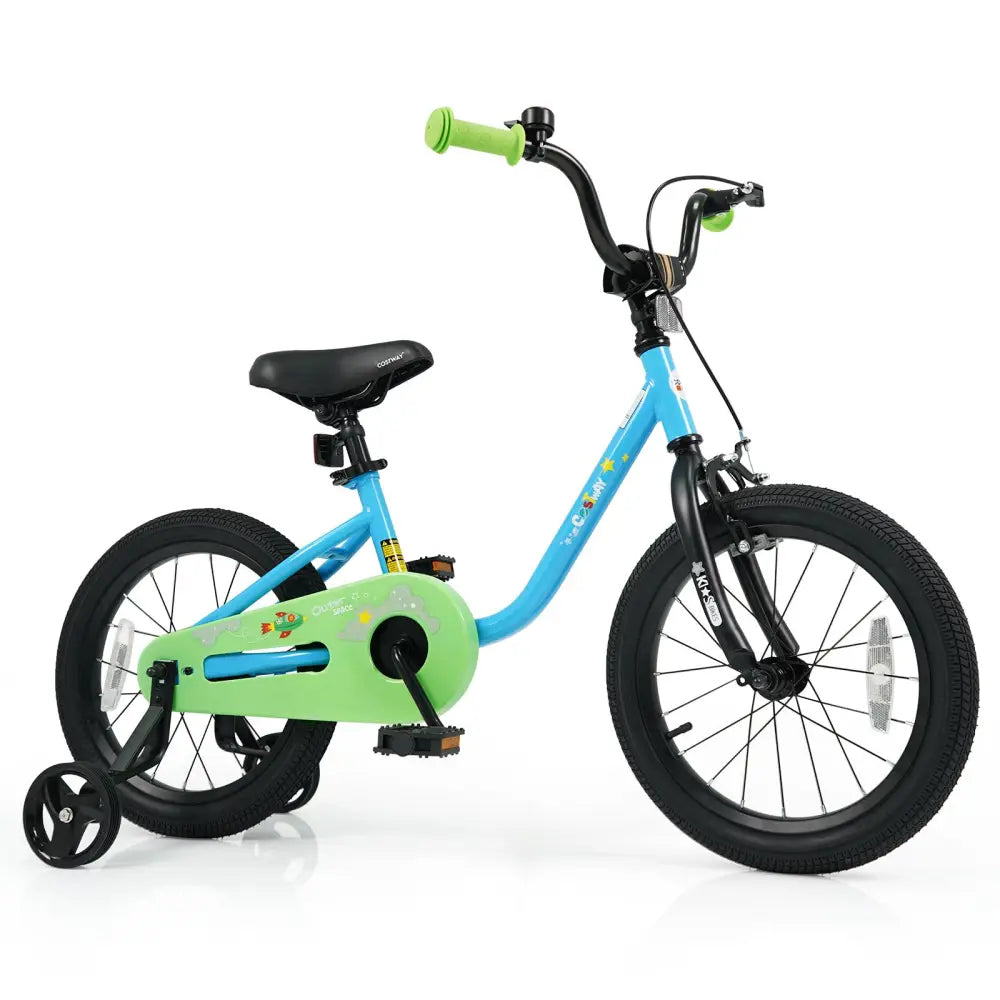 Kids Bike for 3-7 Years Old Boys and Girls 12/14/16-Inch Children Bicycle Blue-16 Inches - Blue - Kids Bike
