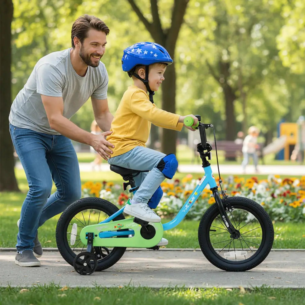 Kids Bike for 3-7 Years Old Boys and Girls 12/14/16-Inch Children Bicycle Blue-14 Inches - Blue - Kids Bike