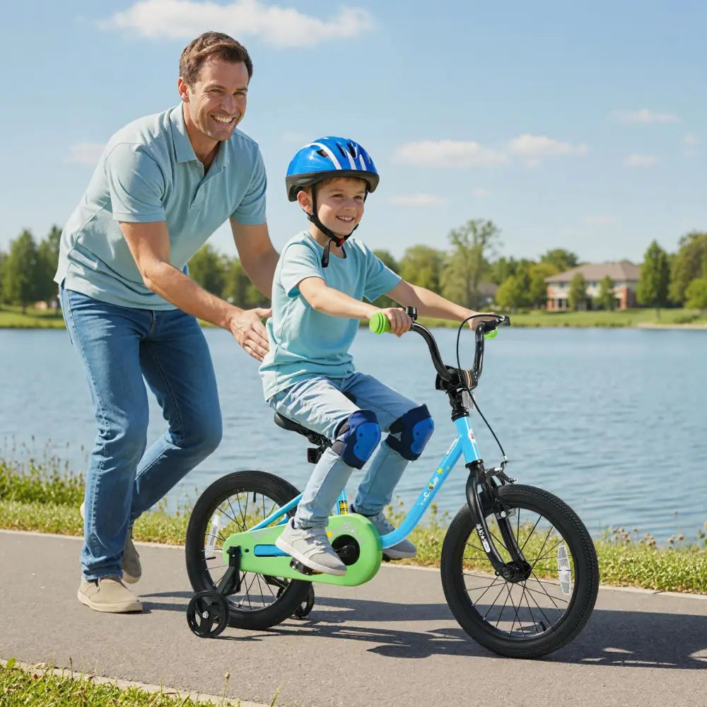 Kids Bike for 3-7 Years Old Boys and Girls 12/14/16-Inch Children Bicycle Blue-16 Inches - Blue - Kids Bike