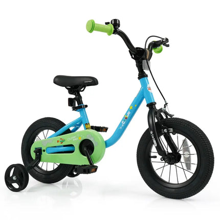 Kids Bike for 3-7 Years Old Boys and Girls 12/14/16-Inch Children Bicycle Blue-12 Inches - Blue - Kids Bike
