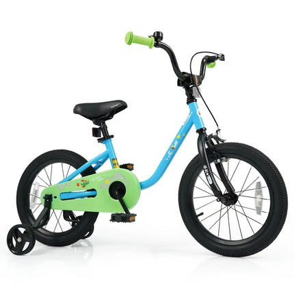 Kids Bike for 3 - 7 Years Old Boys and Girls 12/14/16 - Inch Children Bicycle Blue - 16 Inches - Oasis Home Essentials