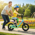 Kids Bike for 3-7 Years Old Boys and Girls 12/14/16-Inch Children Bicycle Blue-12 Inches - Blue - Kids Bike