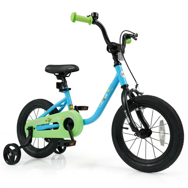 Kids Bike for 3 - 7 Years Old Boys and Girls 12/14/16 - Inch Children Bicycle Blue - 14 Inches - Oasis Home Essentials