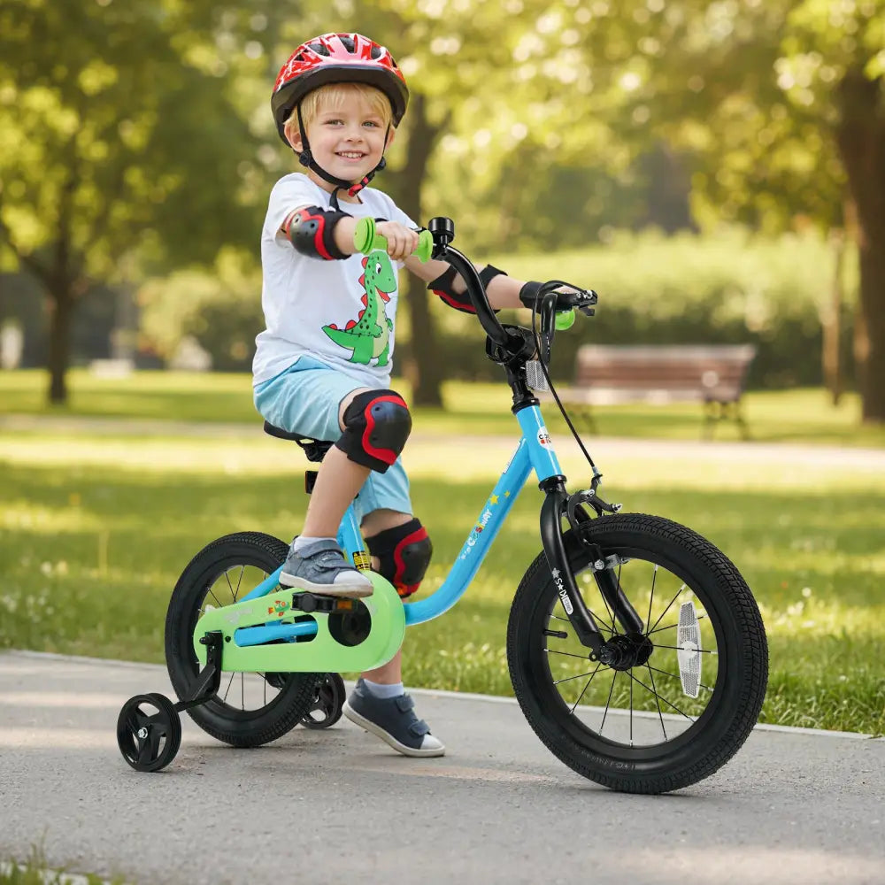 Kids Bike for 3-7 Years Old Boys and Girls 12/14/16-Inch Children Bicycle Blue-14 Inches - Blue - Kids Bike