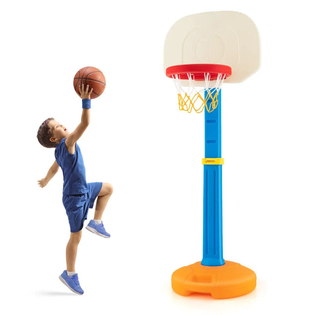 Kids Children Basketball Hoop Stand - Multicolor - Toy Sports