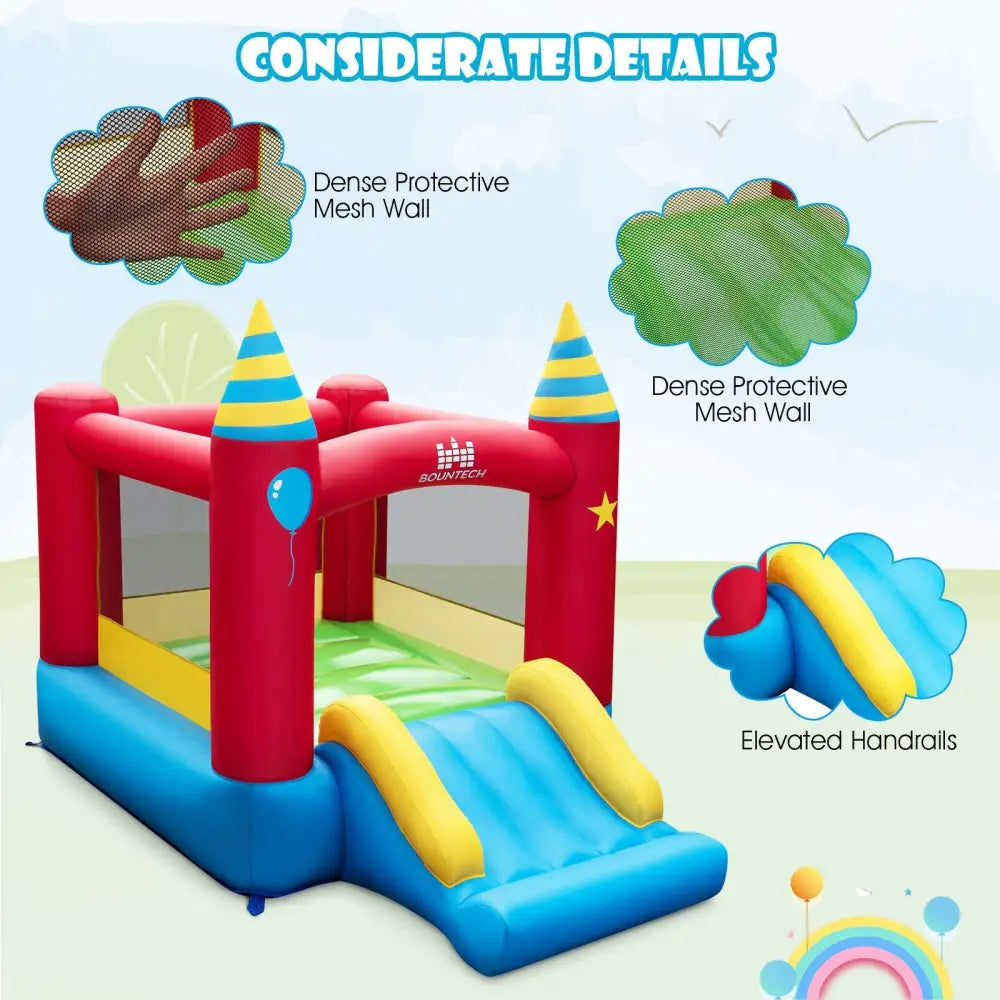 Kids Inflatable Bounce Castle Excluded Blower - Bounce House