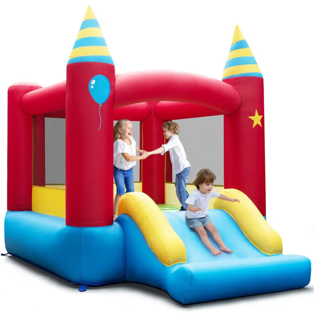 Kids Inflatable Bounce Castle Excluded Blower - Bounce House