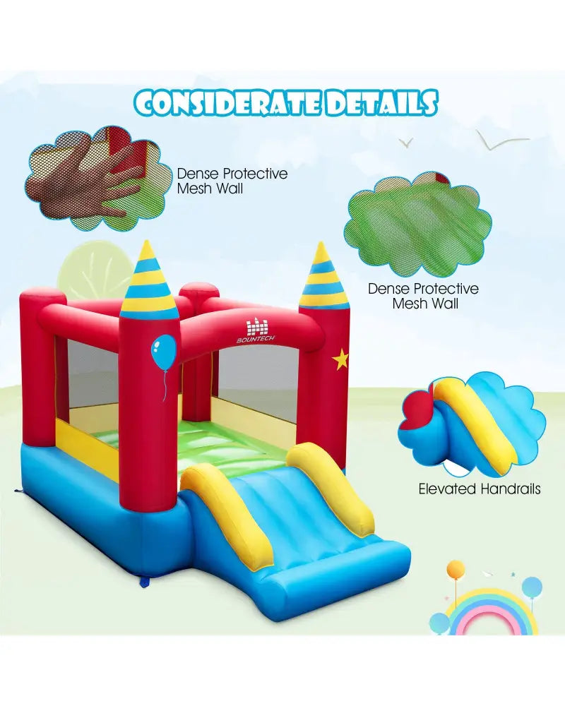 Kids Inflatable Bounce Castle Excluded Blower - Bounce House