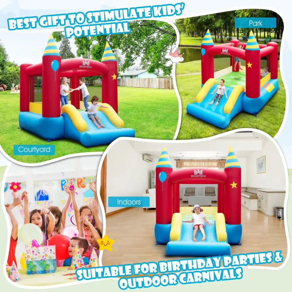 Kids Inflatable Bounce Castle Excluded Blower - Bounce House
