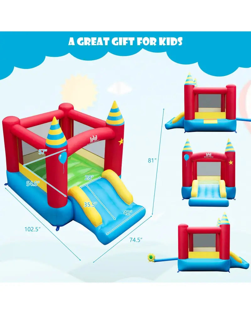 Kids Inflatable Bounce Castle Excluded Blower - Bounce House