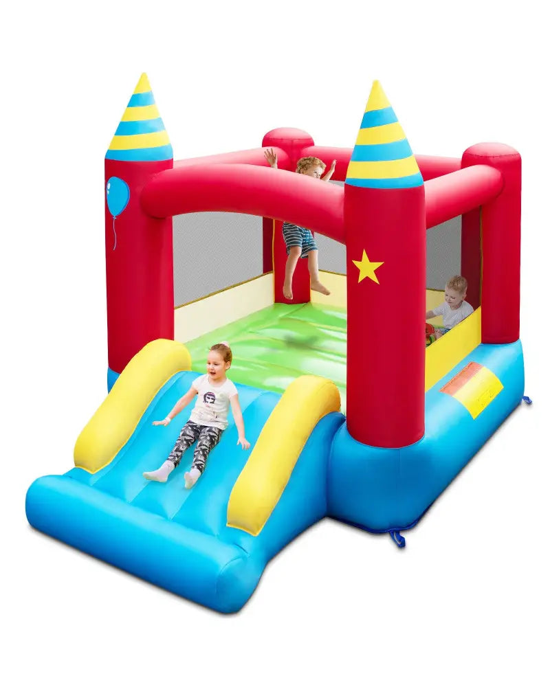 Kids Inflatable Bounce Castle Excluded Blower - Bounce House