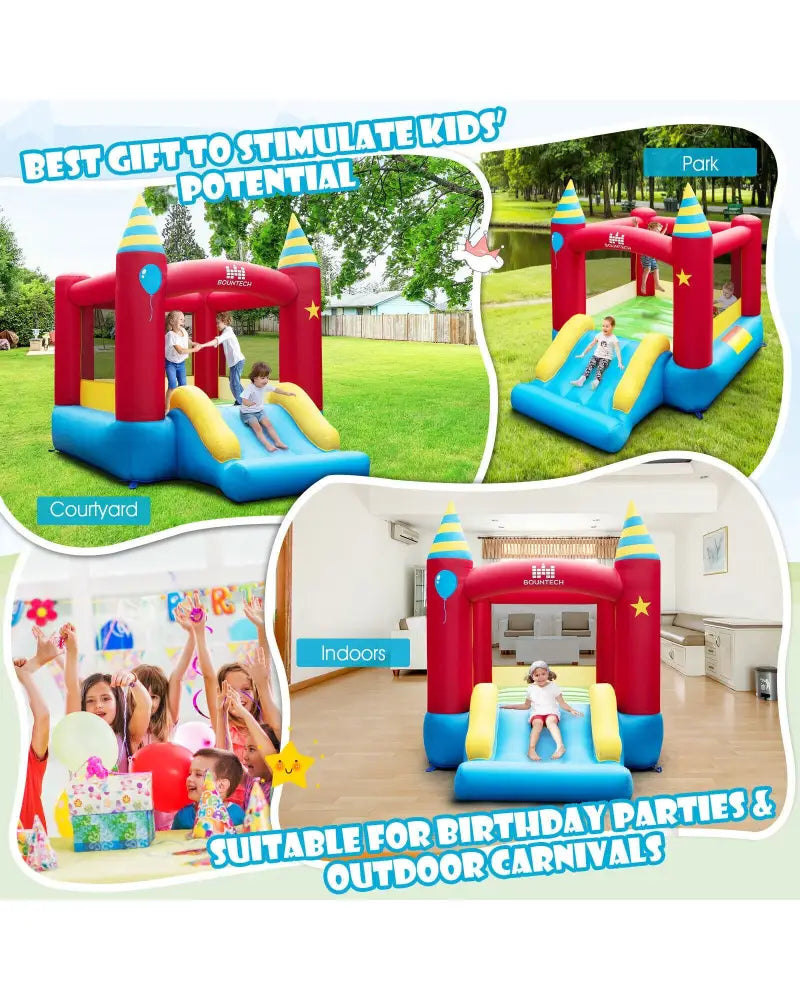 Kids Inflatable Bounce Castle Excluded Blower - Bounce House