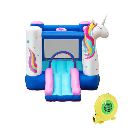 Kids Inflatable Bounce House with 380W Blower - Bounce House