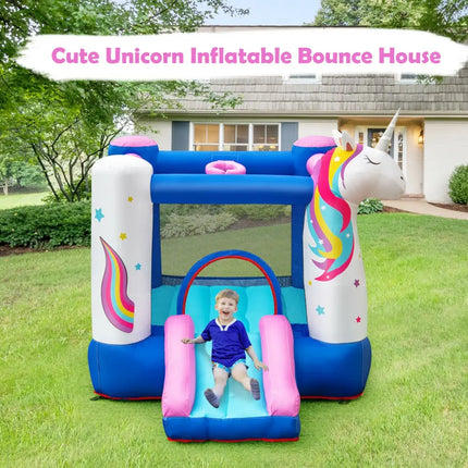 Kids Inflatable Bounce House with 380W Blower - Bounce House