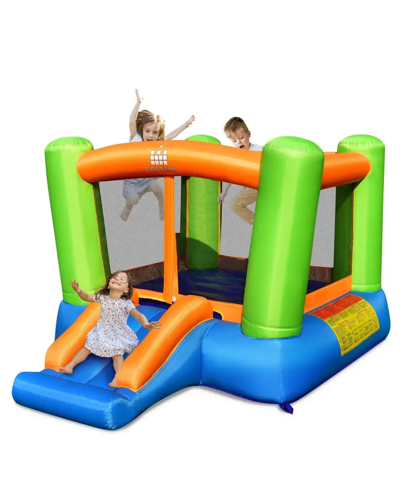 Kids Inflatable Bounce House without Blower for Indoor and Outdoor - Bounce House