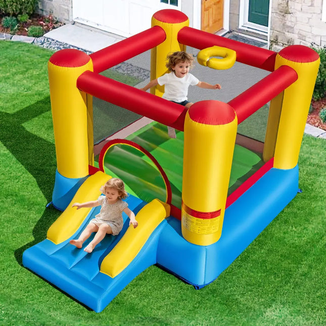 Kids Inflatable Jumping Bounce House without Blower - Bounce House