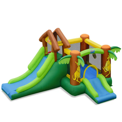Kids Inflatable Jungle Bounce House Castle including Bag without Blower - Bounce House