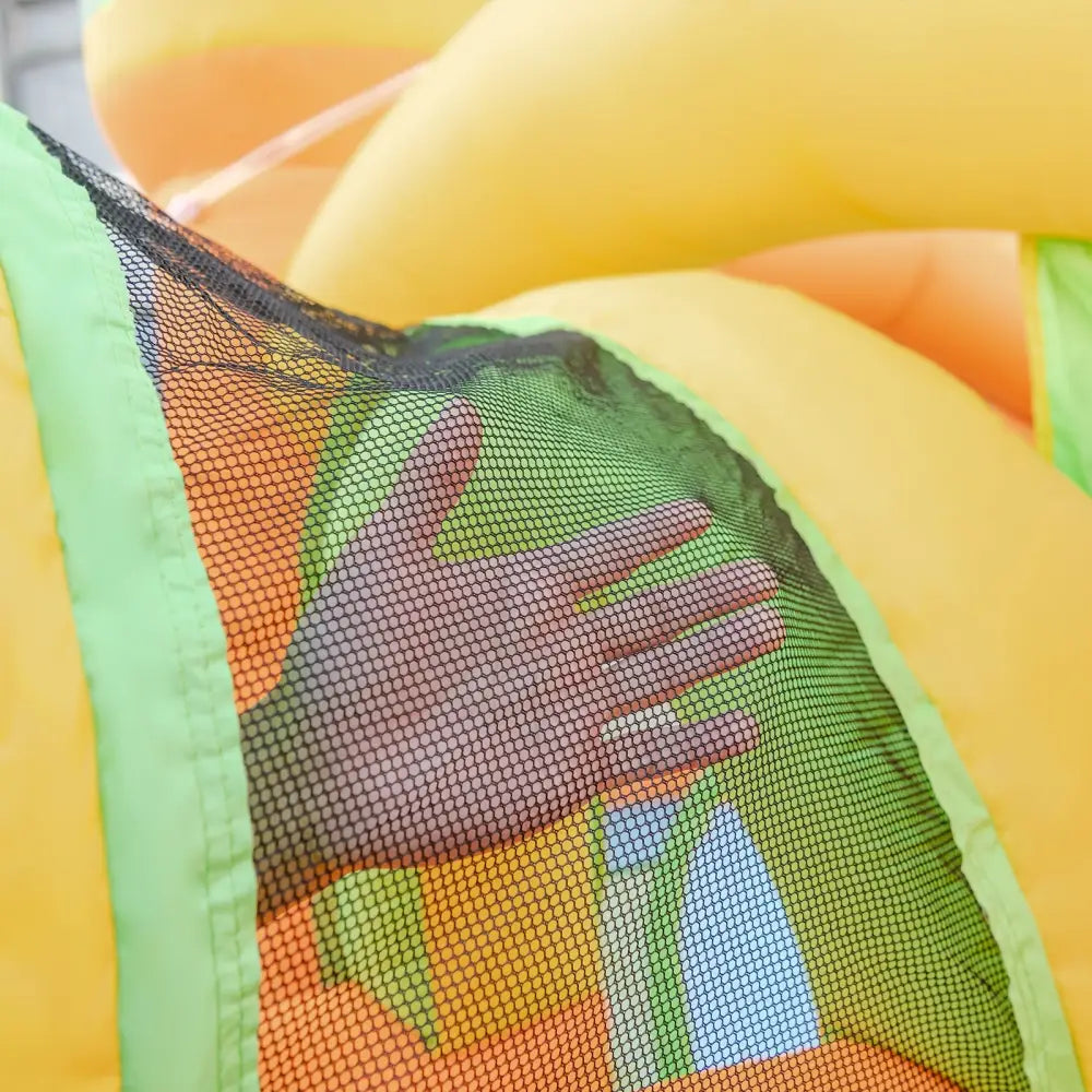 Kids Inflatable Water Slide for Yard Lawn with 735W Blower - Multicolor - Inflatable Water Slides