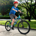 Kids Mountain Bike 20 24 Inch Child Bicycle for Boys Girls Aged 8+ Years Old Blue-24 Inch - Blue - Kids Bike